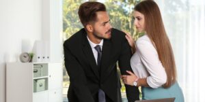 female employee harassing a male employee in los angeles